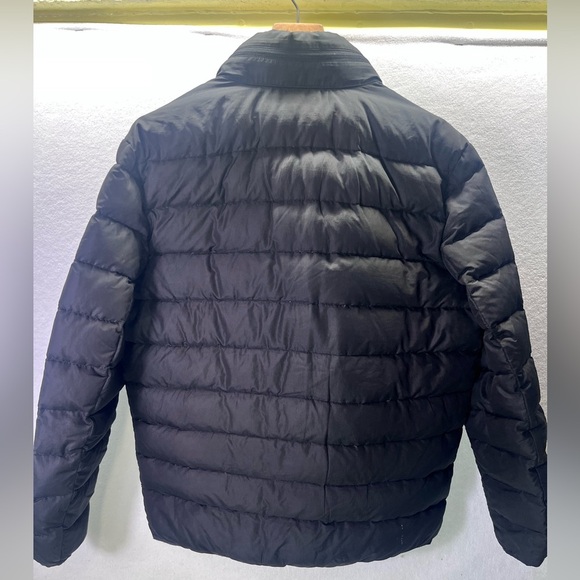 Cole Haan Down Feather Packable Coat Mens M Black Puffer Stylish Preppy Casual - Picture 9 of 9